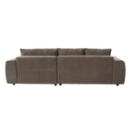 L-Form Ecksofa Rechts Ocean - Stoff Taupe, 295 cm - FURNHOUSE