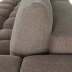 L-Form Ecksofa Rechts Ocean - Stoff Taupe, 295 cm - FURNHOUSE