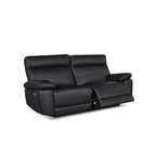 3-Sitzer Ledersofa Sao Paulo - Echtleder Schwarz, 207 cm - FURNHOUSE