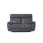 2-Sitzer Ledersofa Sao Paulo - Echtleder Grau, 167 cm - FURNHOUSE