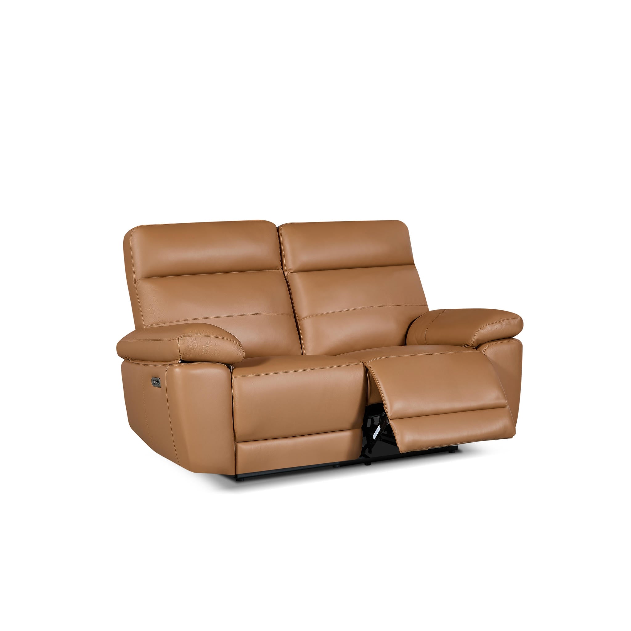 2-Sitzer Ledersofa - Echtleder Cognacbraun Sao Paulo - FURNHOUSE