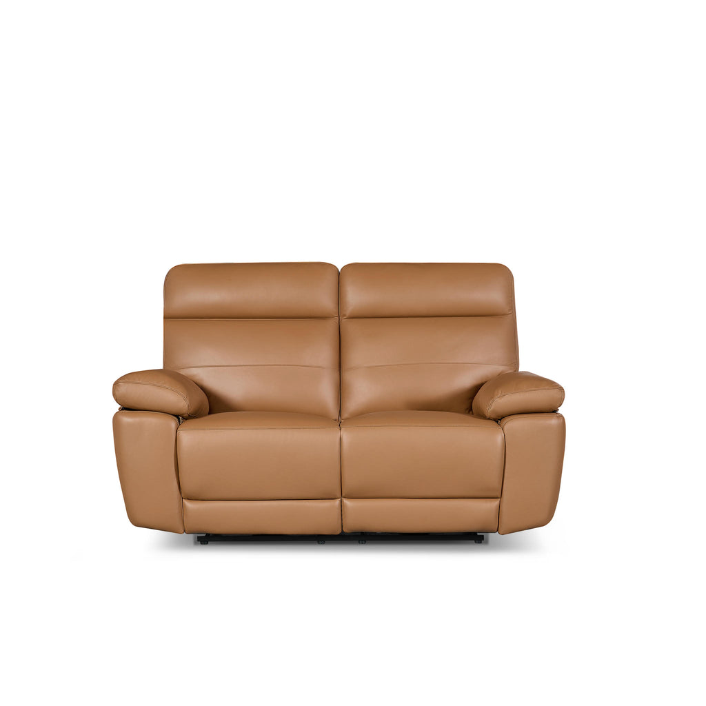 2-Sitzer Ledersofa - Echtleder Cognacbraun Sao Paulo - FURNHOUSE