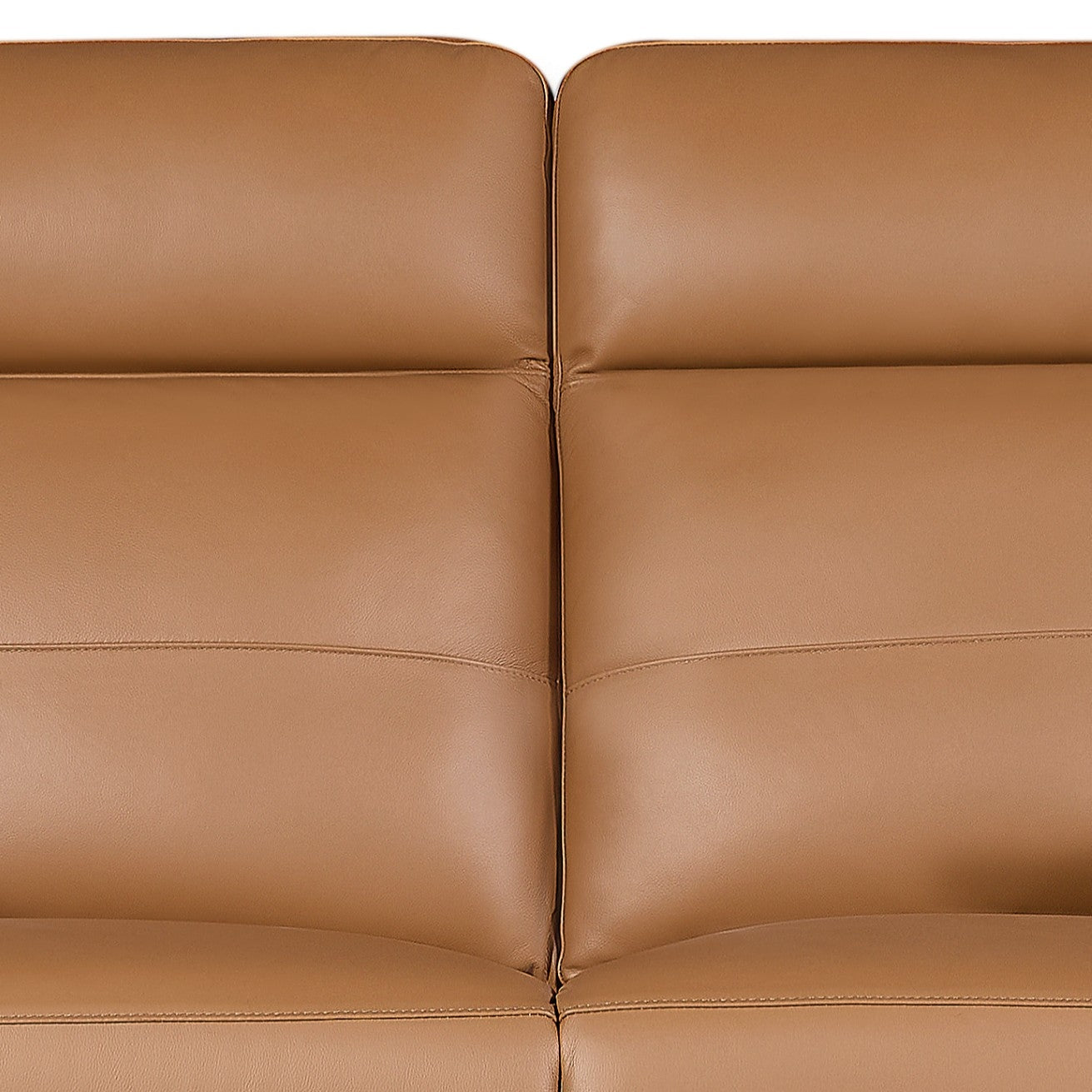 2-Sitzer Ledersofa - Echtleder Cognacbraun Sao Paulo - FURNHOUSE