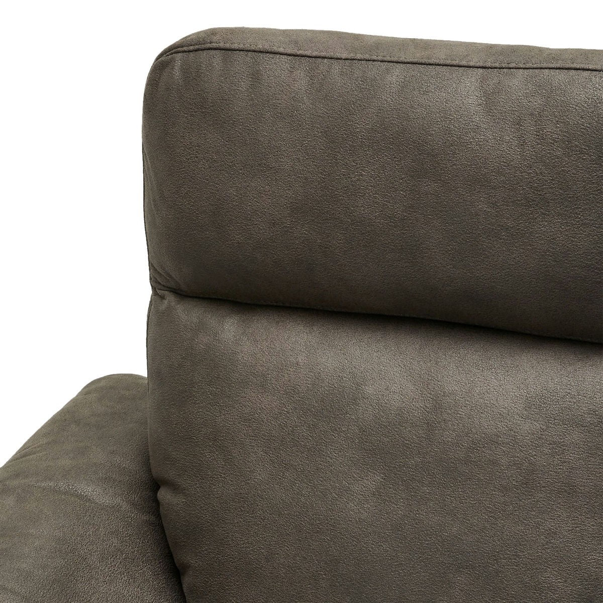 Selesta 2-Sitzer Sofa – mit Elektrische Relaxfunktion, USB - Stoffbezug Taupe Grau