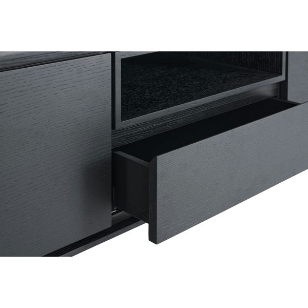 TV Lowboard Tokyo Schwarz 160x45x50 cm - FURNHOUSE