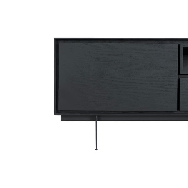 TV Lowboard Tokyo Schwarz 160x45x50 cm - FURNHOUSE