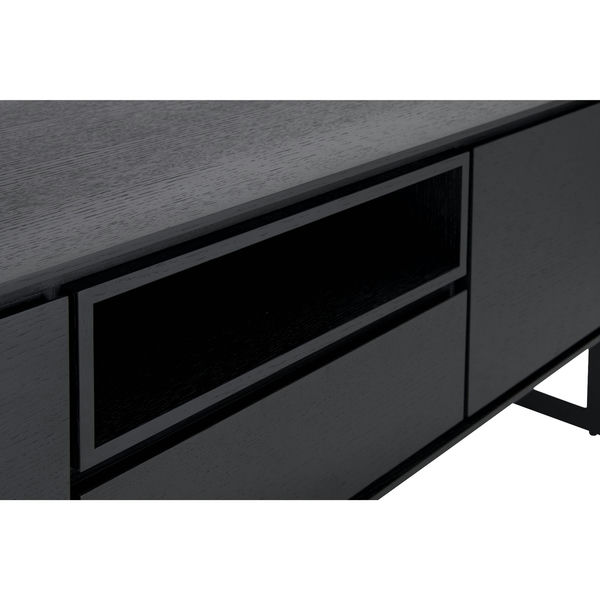 TV Lowboard Tokyo Schwarz 160x45x50 cm - FURNHOUSE