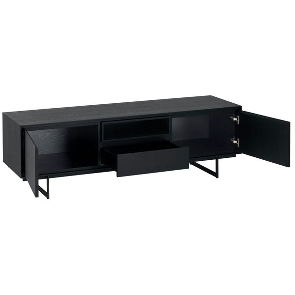 TV Lowboard Tokyo Schwarz 160x45x50 cm - FURNHOUSE