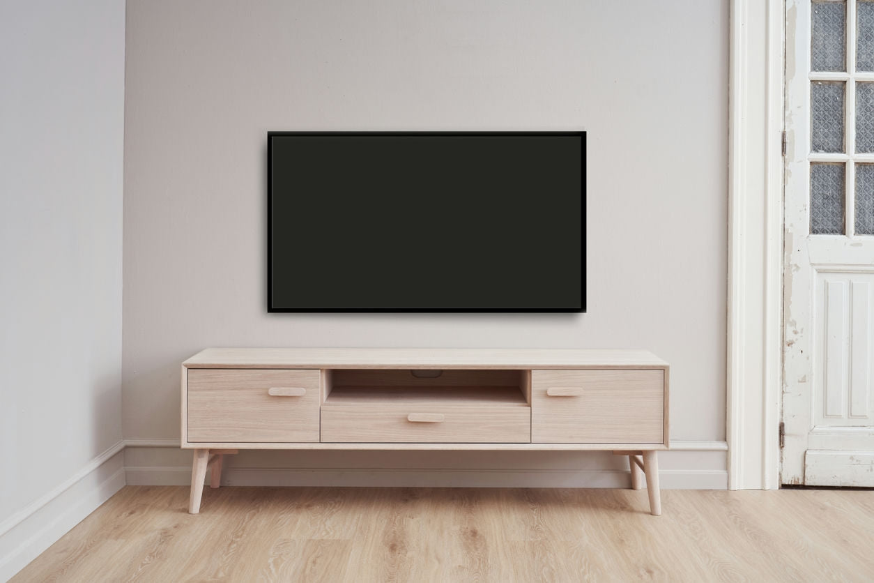 TV-Möbel Eiche massiv Porto 2 Türen - FURNHOUSE