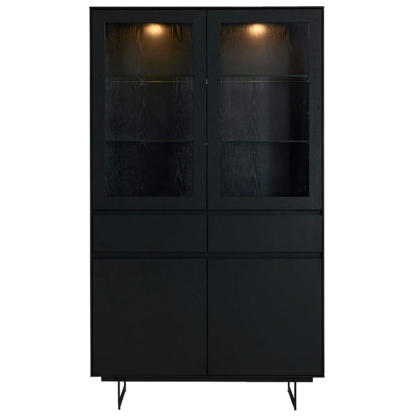 Vitrinenschrank Tokyo Schwarz - FURNHOUSE