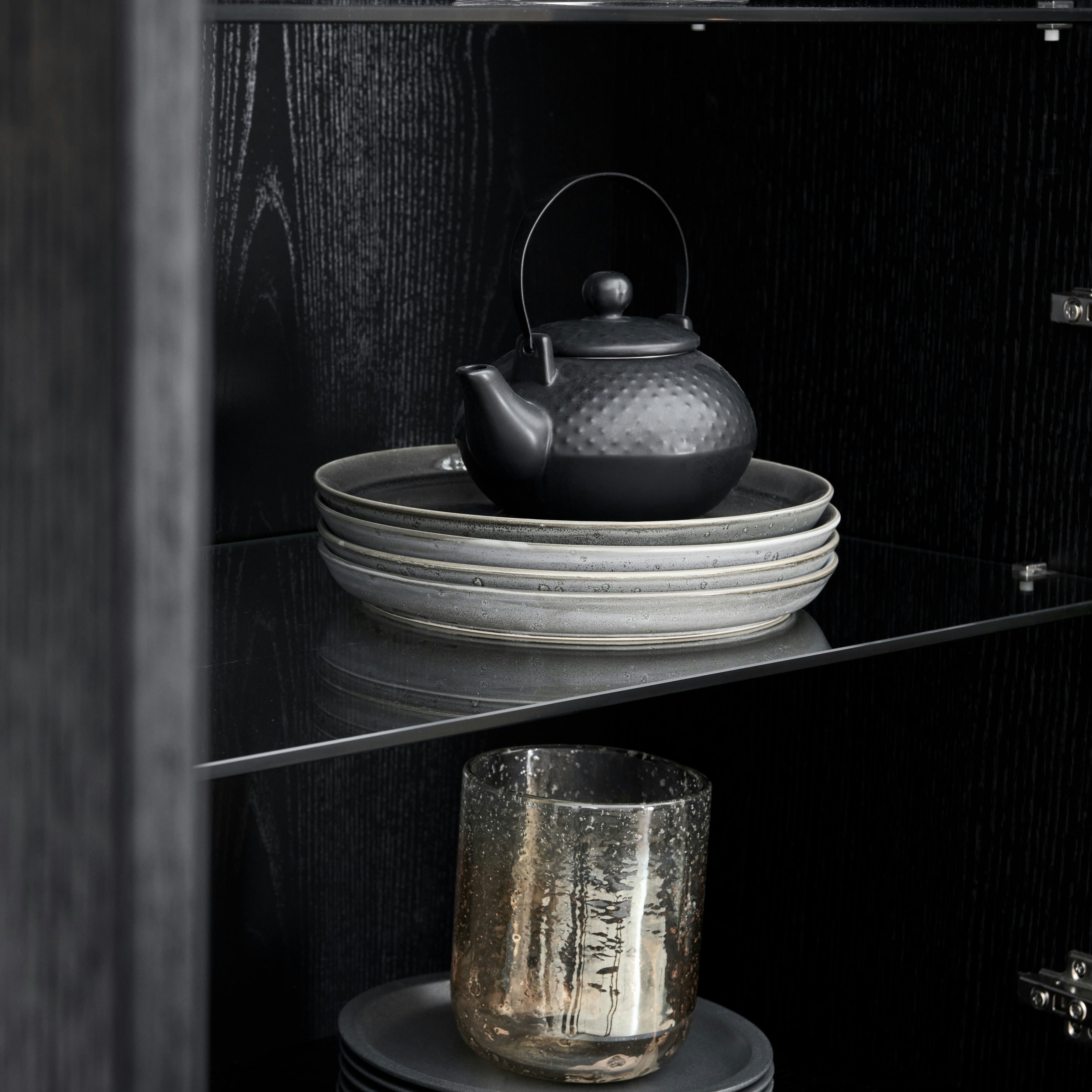 Vitrinenschrank Tokyo Schwarz - FURNHOUSE