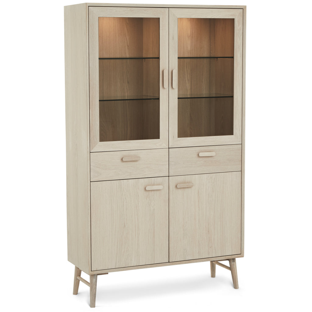 Vitrinenschrank Porto mit 4 Türen - FURNHOUSE