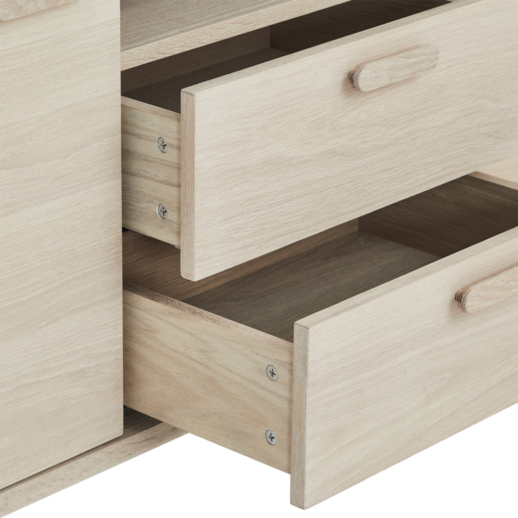 Sideboard Eiche massiv Porto 3 Türen - FURNHOUSE