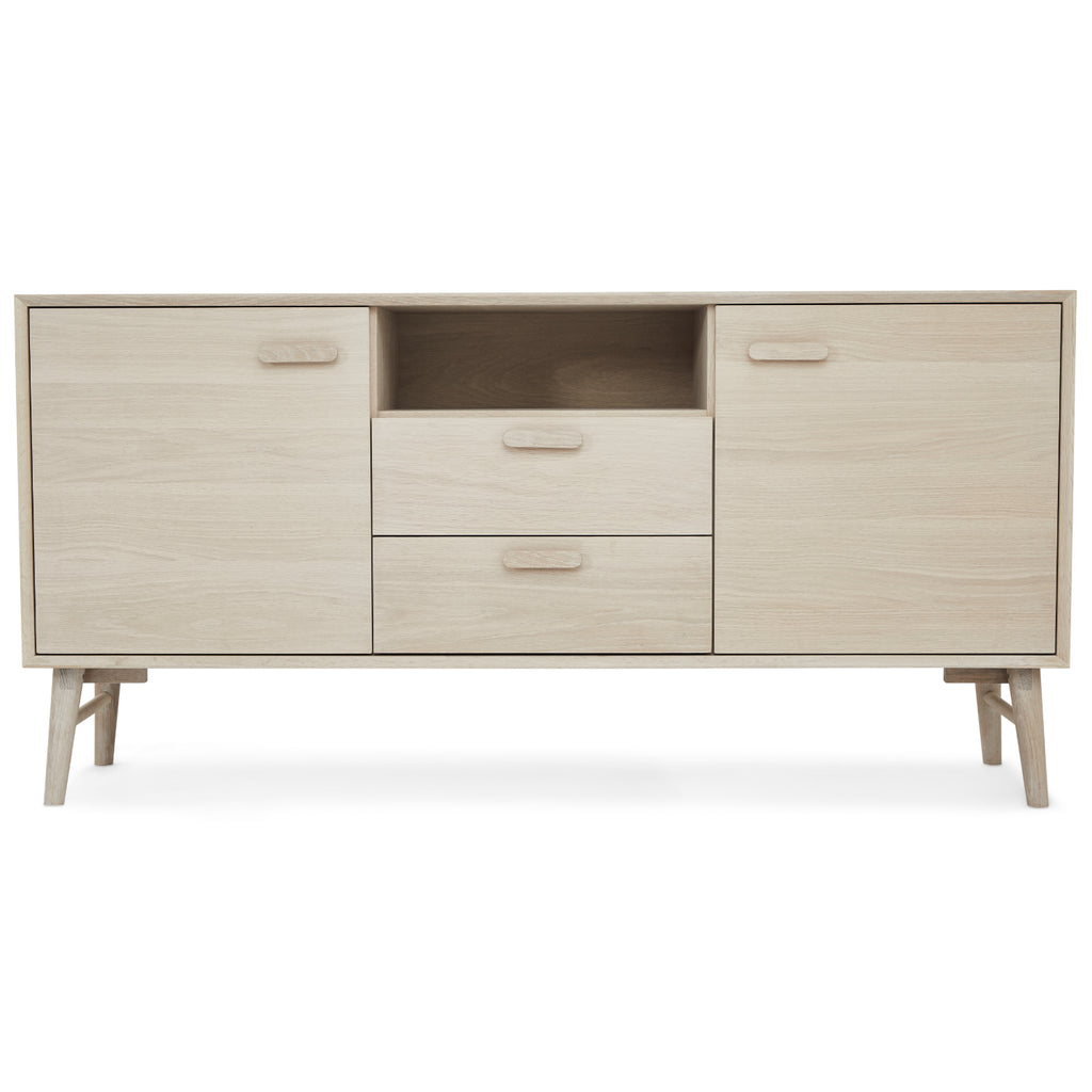 Sideboard Eiche massiv Porto 3 Türen - FURNHOUSE