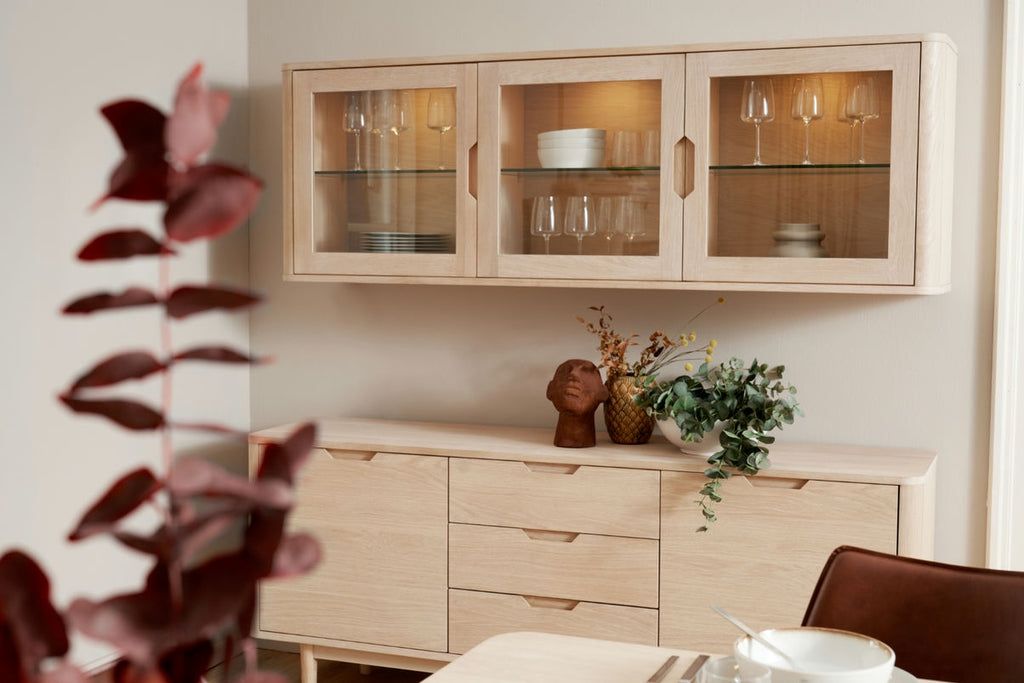 Sideboard Eiche massiv Nyborg 2 Türen - FURNHOUSE