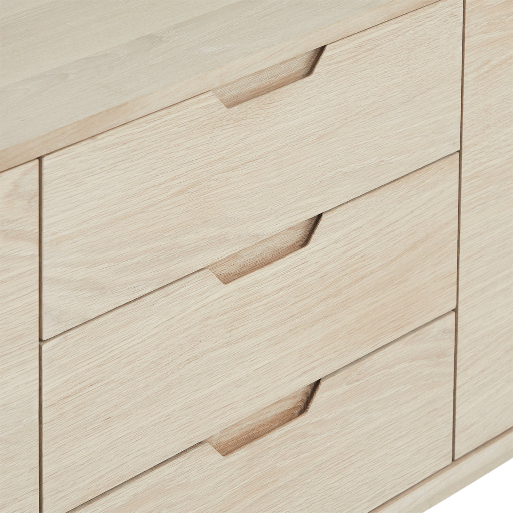 Sideboard Eiche massiv Nyborg 2 Türen - FURNHOUSE