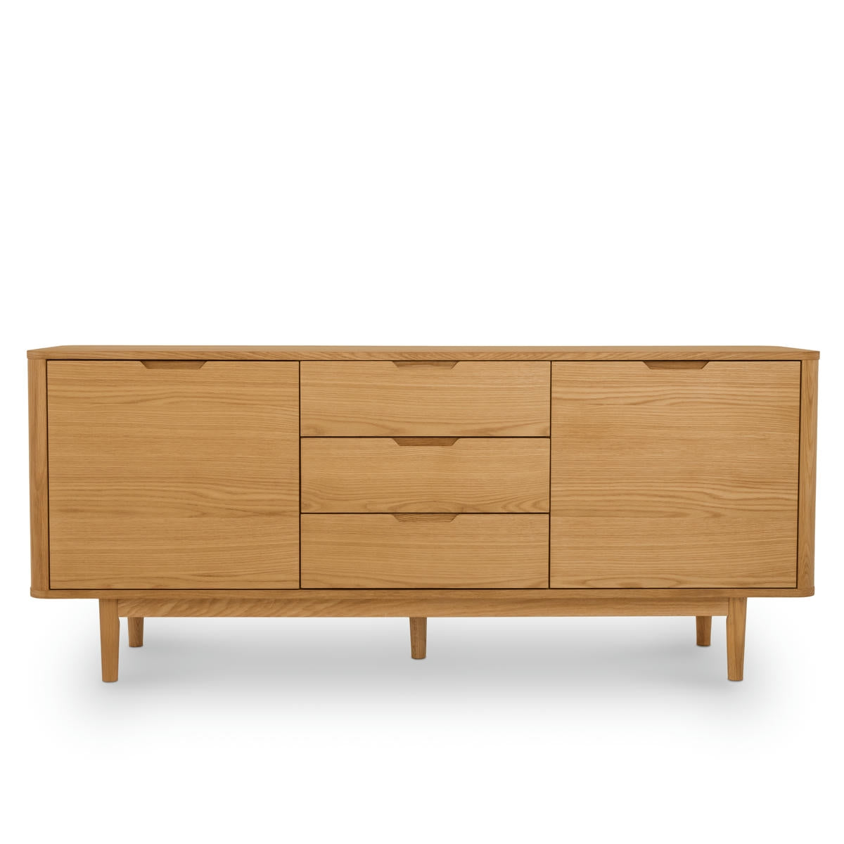 Sideboard Eiche massiv Nyborg 2 Türen - Natürliches Öl - FURNHOUSE