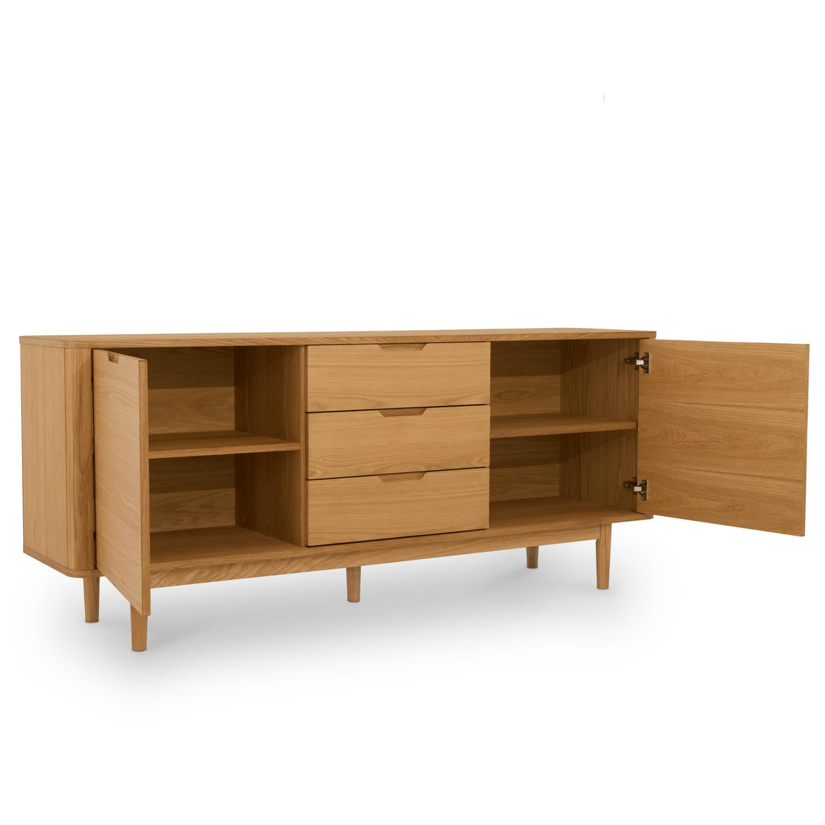 Sideboard Eiche massiv Nyborg 2 Türen - Natürliches Öl - FURNHOUSE
