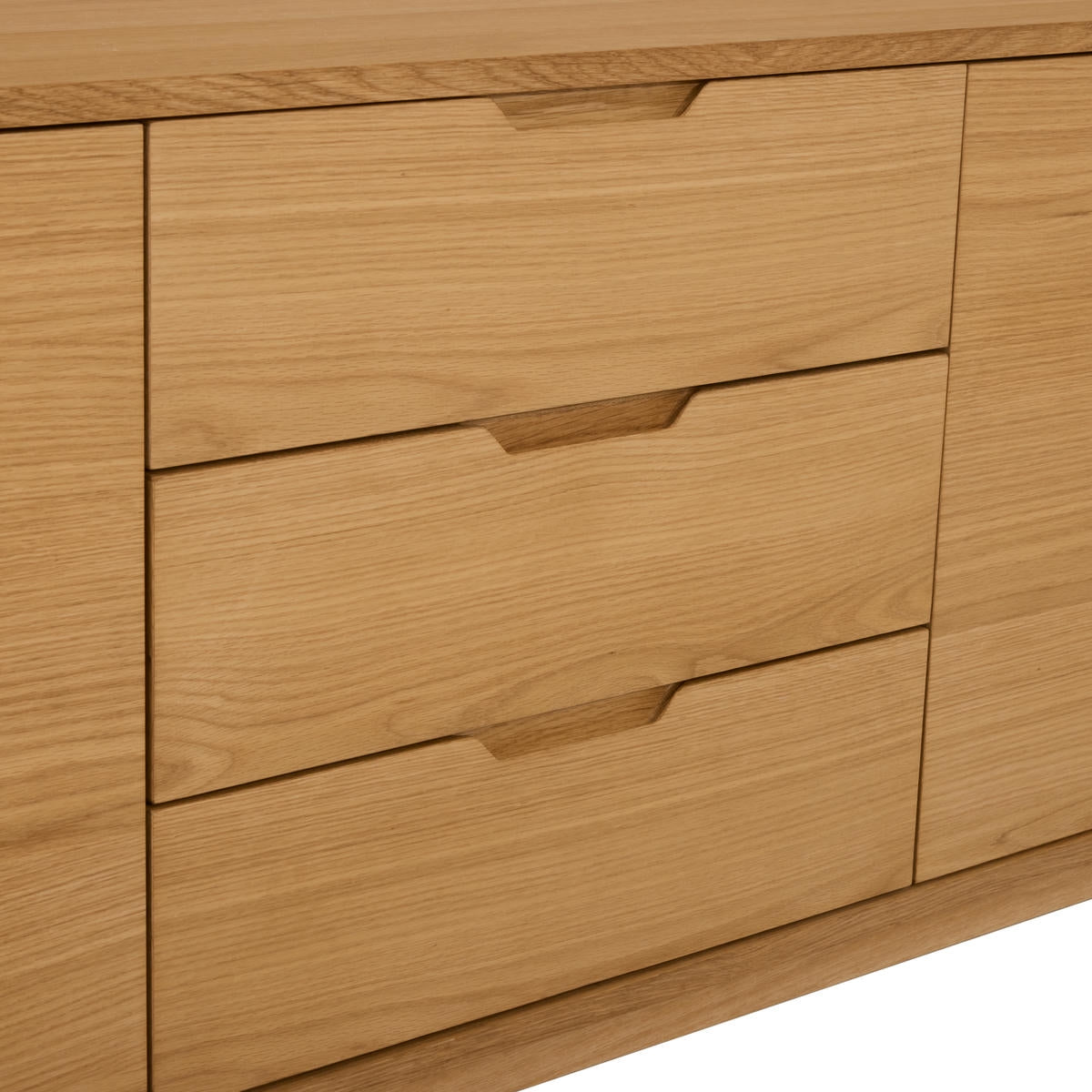 Sideboard Eiche massiv Nyborg 2 Türen - Natürliches Öl - FURNHOUSE