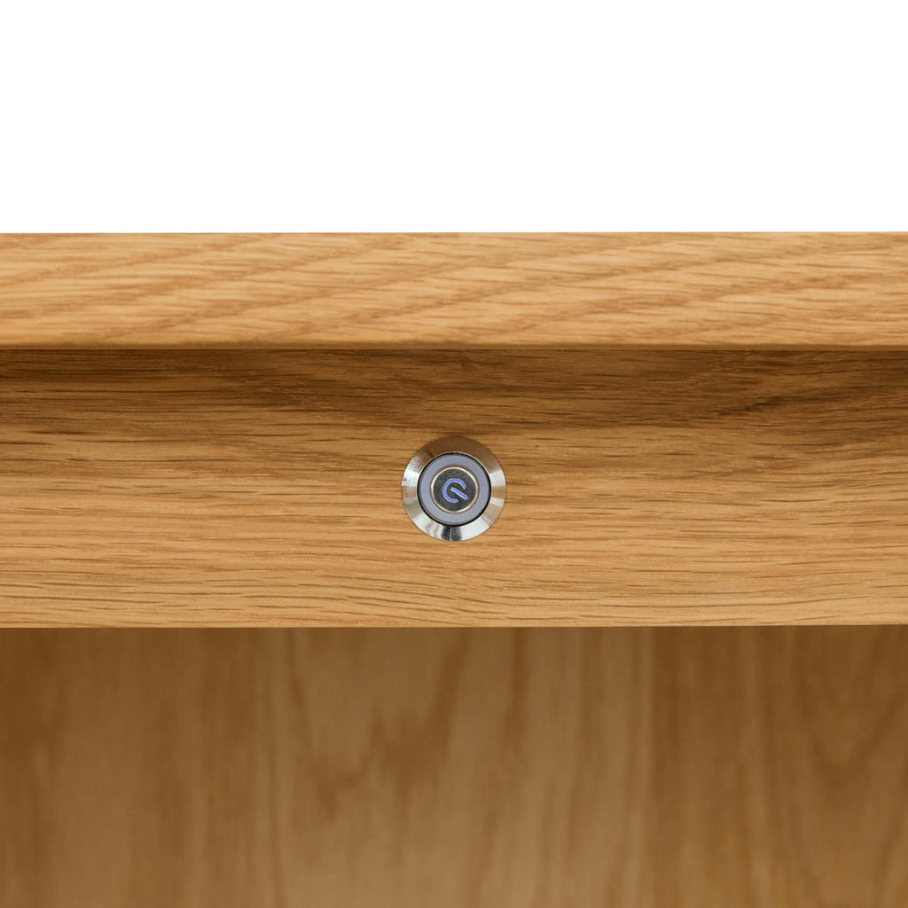 Highboard Eiche massiv Nyborg 4 Türen - Natürliches Öl - FURNHOUSE