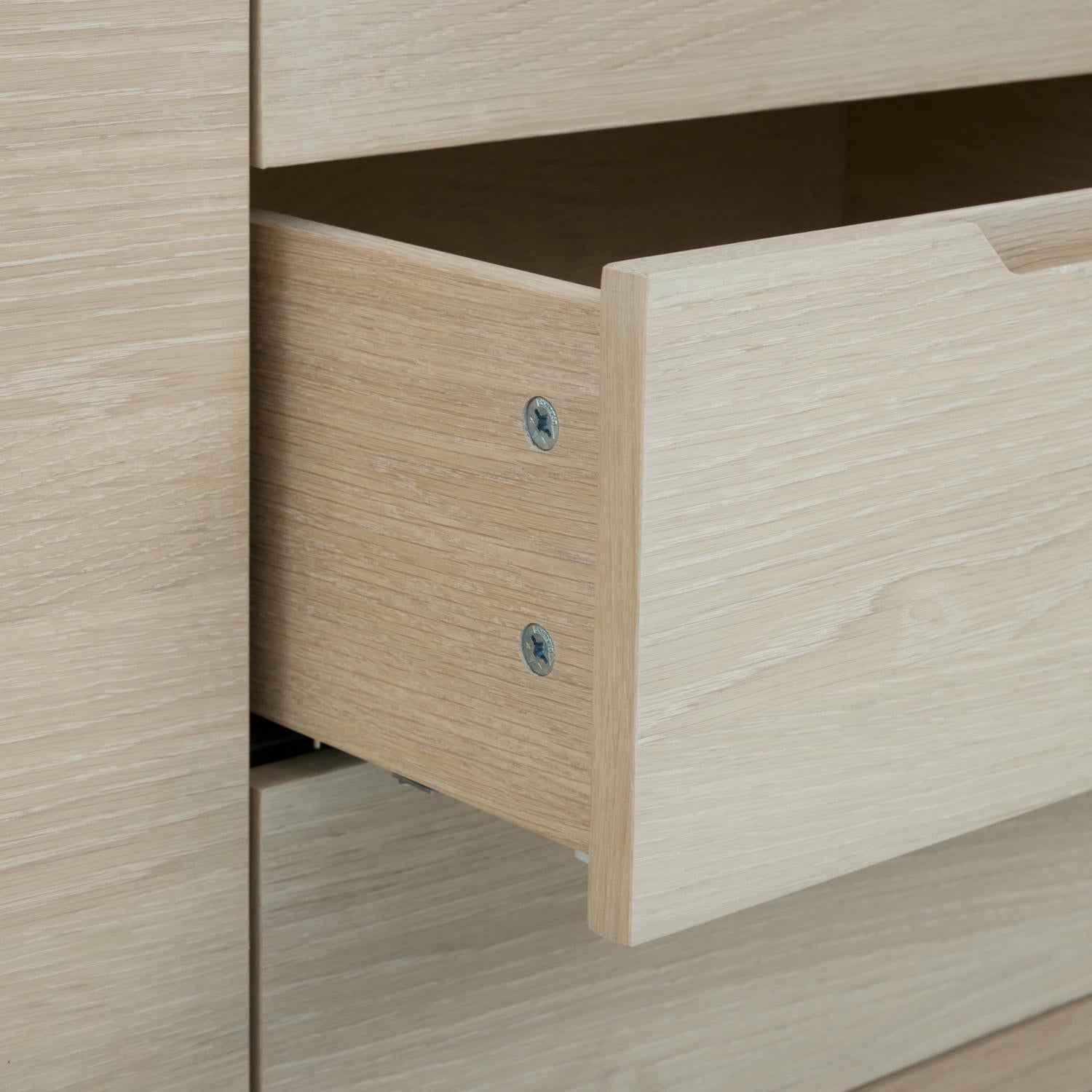 Kerteminde Sideboard mit 3 Türen - 213 cm breit - Eiche Weiß geöltes