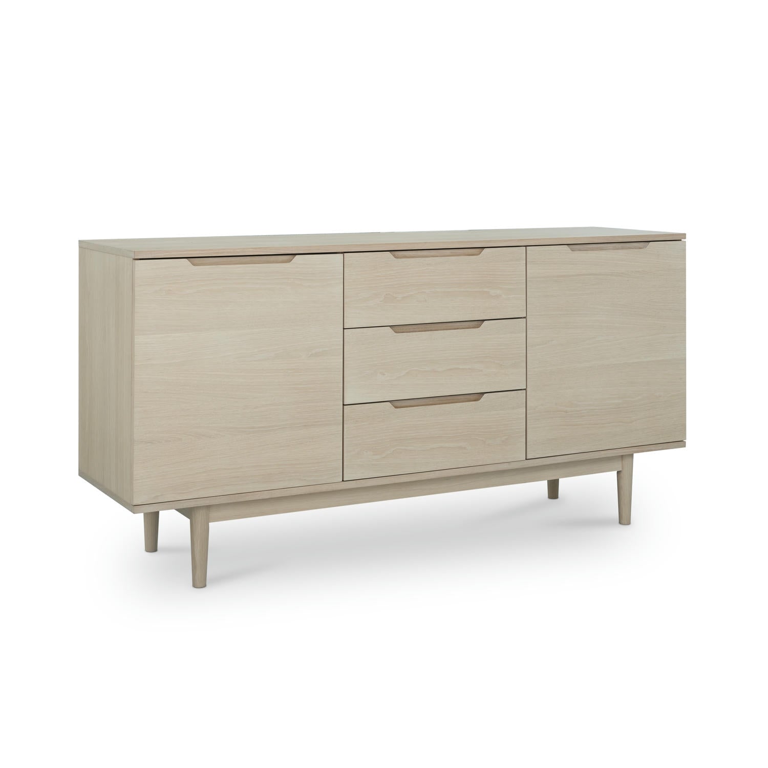 Kerteminde Sideboard mit 2 Türen - 160 cm breit - Eiche Weiß geöltes - FURNHOUSE