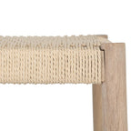 4er Set Barhocker Ida mit Geflechtsitz - Eiche bianco - FURNHOUSE