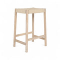 4er Set Barhocker Ida mit Geflechtsitz - Eiche bianco - FURNHOUSE