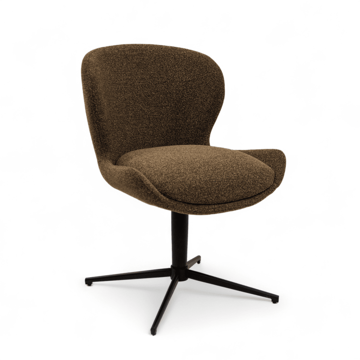 4er Set Esszimmerstühle - Drehbar - Braun - FURNHOUSE