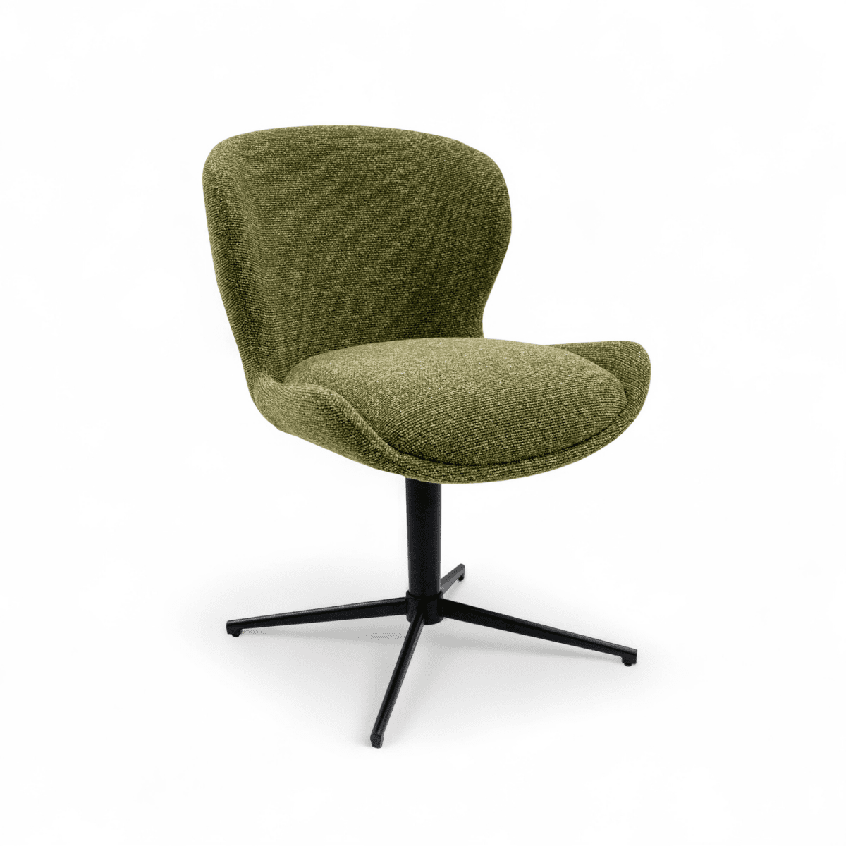 4er Set Esszimmerstühle - Drehbar - Grün - FURNHOUSE