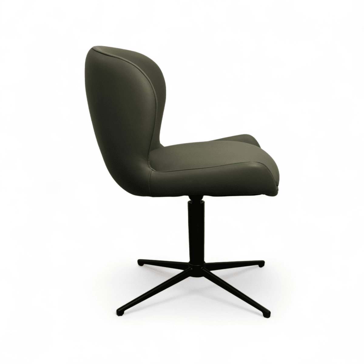 4er Set Esszimmerstühle - Drehbar - Olivgrün - FURNHOUSE