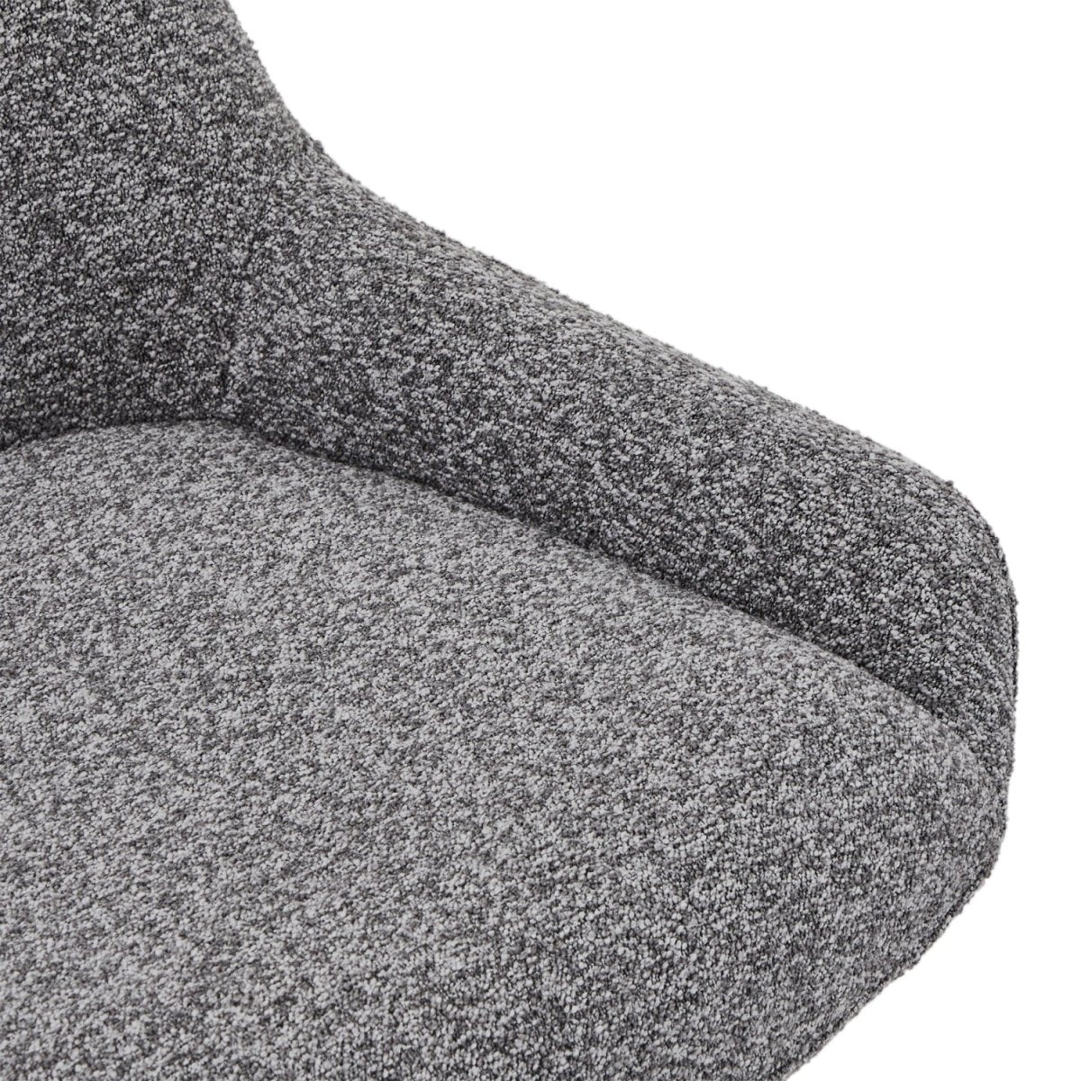 4er Set Esszimmerstühle Helena - Drehbar - Grau - FURNHOUSE