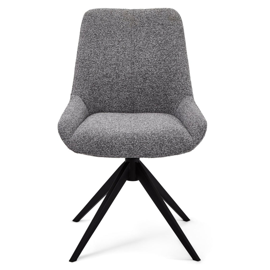 4er Set Esszimmerstühle Helena - Drehbar - Grau - FURNHOUSE