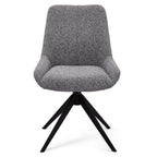 4er Set Esszimmerstühle Helena - Drehbar - Grau - FURNHOUSE