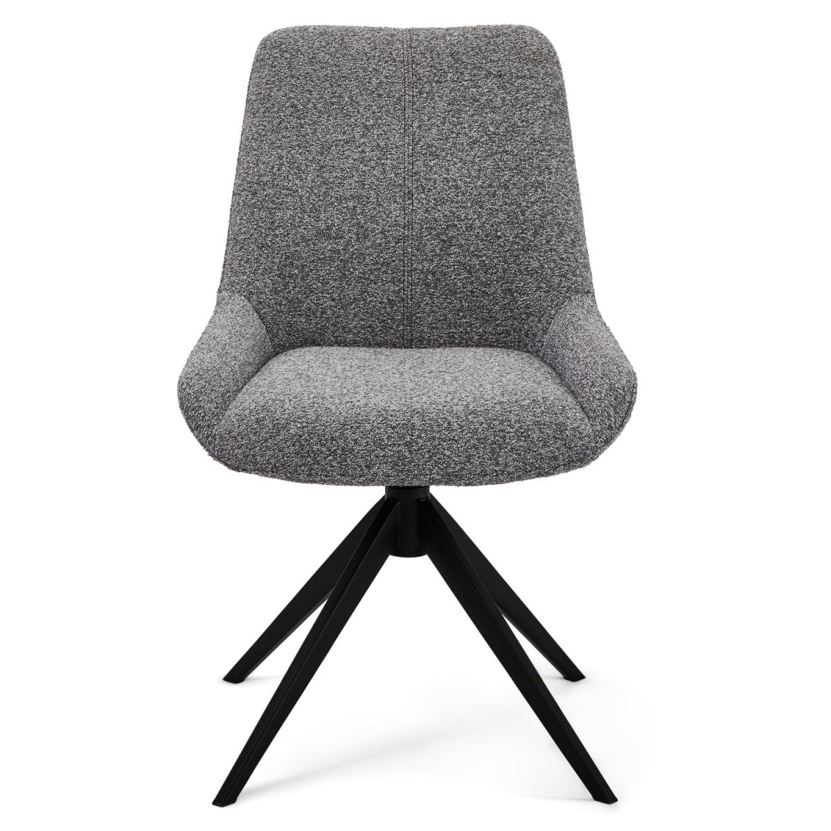 4er Set Esszimmerstühle Helena - Drehbar - Grau - FURNHOUSE