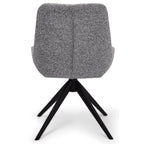 4er Set Esszimmerstühle Helena - Drehbar - Grau - FURNHOUSE