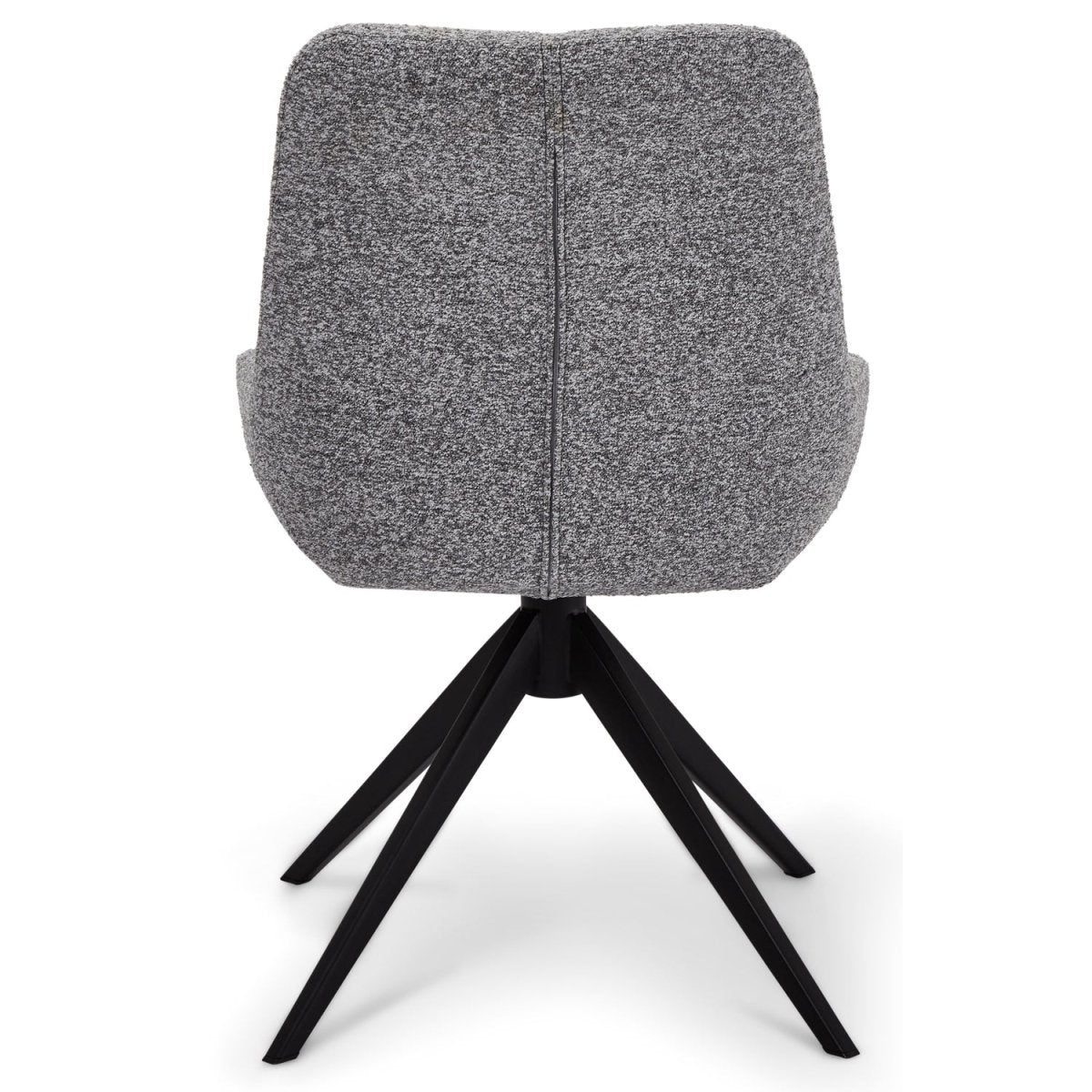 4er Set Esszimmerstühle Helena - Drehbar - Grau - FURNHOUSE