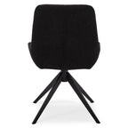 4er Set Esszimmerstühle Helena - Drehbar - Schwarz - FURNHOUSE