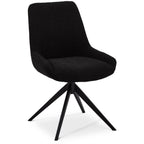 4er Set Esszimmerstühle Helena - Drehbar - Schwarz - FURNHOUSE
