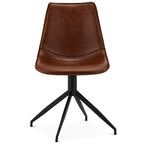 4er Set Esszimmerstühle Isabel - Drehbar - Cognac Braun - FURNHOUSE