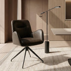 4er Set Esszimmerstühle mit Armlehne - Drehbar - Cognac Braun - FURNHOUSE