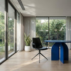 4er Set Esszimmerstühle mit Armlehne - Drehbar - Schwarz - FURNHOUSE