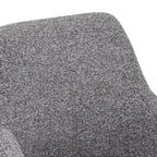 4er Set Esszimmerstühle mit Armlehne Helena - Drehbar - Grau - FURNHOUSE