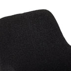 4er Set Esszimmerstühle mit Armlehne Helena - Drehbar - Schwarz - FURNHOUSE