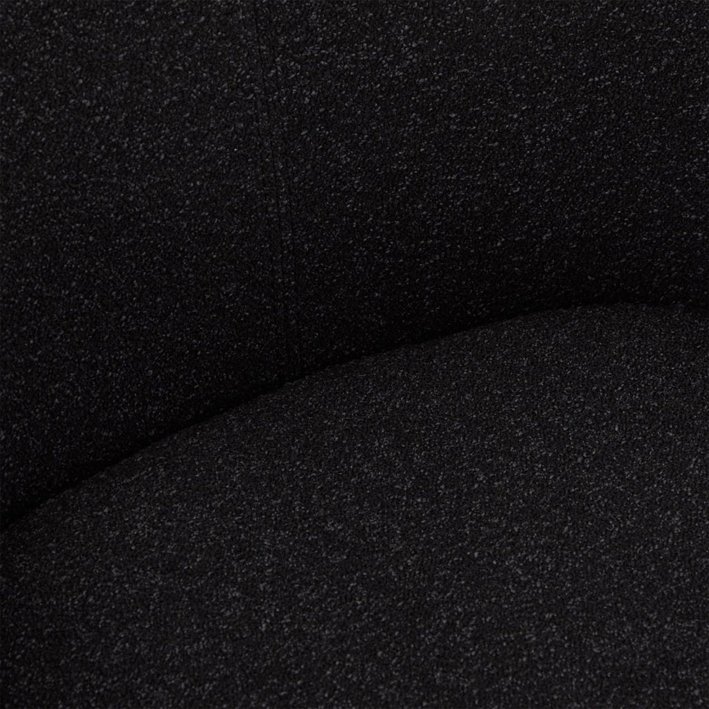 4er Set Esszimmerstühle mit Armlehne Helena - Drehbar - Schwarz - FURNHOUSE