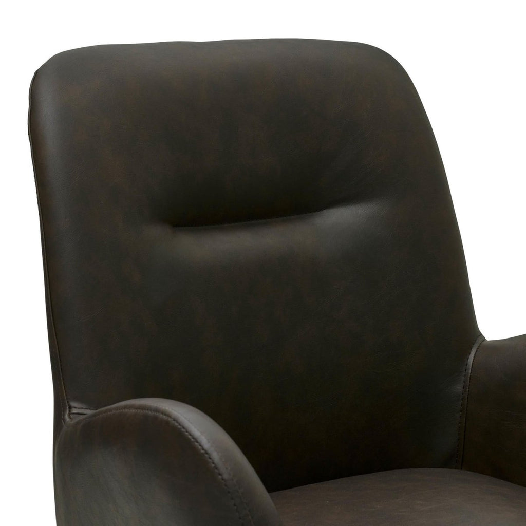 4er Set Esszimmerstühle mit Armlehne Jennifer - Drehbar - Braun - FURNHOUSE