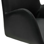 4er Set Esszimmerstühle mit Armlehne Jennifer - Drehbar - Schwarz - FURNHOUSE