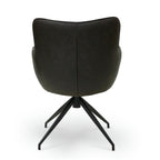 4er Set Esszimmerstühle mit Armlehne Jessica - Drehbar - Braun - FURNHOUSE