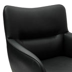 4er Set Esszimmerstühle mit Armlehne Jessica - Drehbar - Schwarz - FURNHOUSE