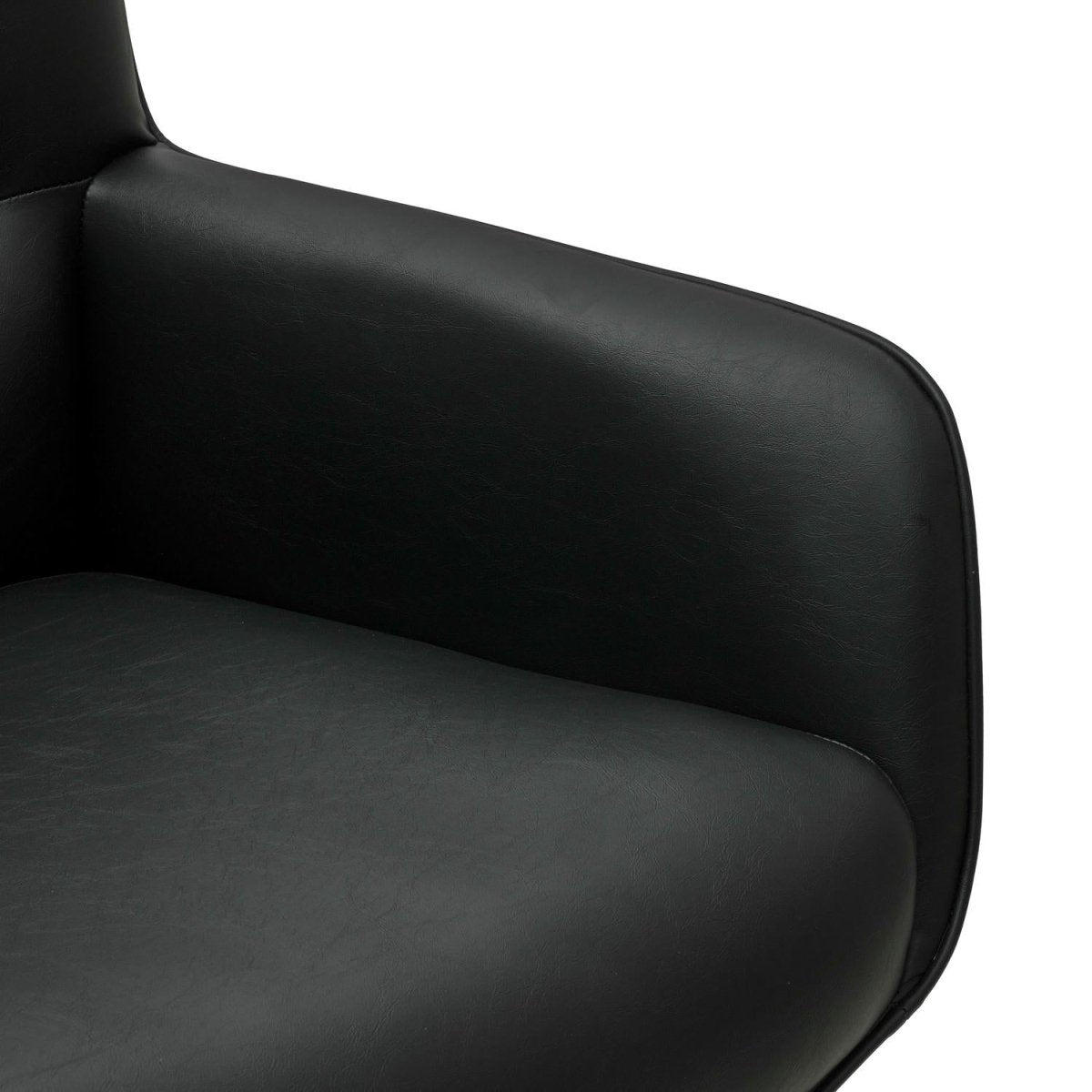 4er Set Esszimmerstühle mit Armlehne Jessica - Drehbar - Schwarz - FURNHOUSE